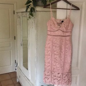 Bardot Soft Blush Pink Cocktail Dress size 4
